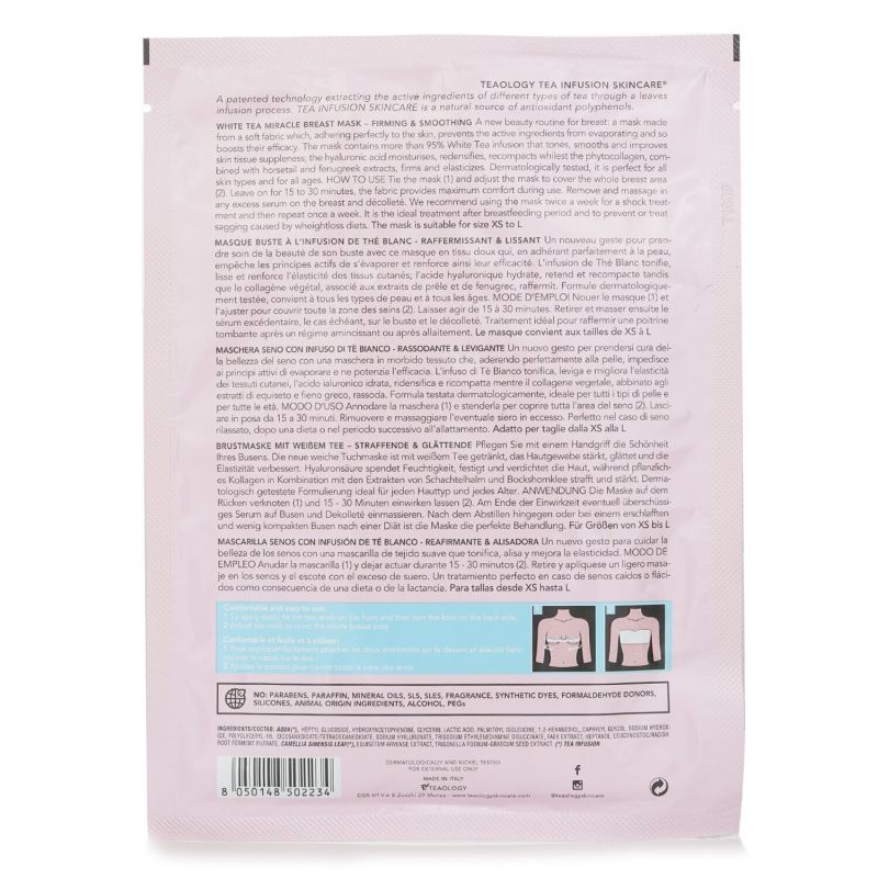 TEAOLOGY White Tea Miracle Breast Mask Firming & Smoothing
